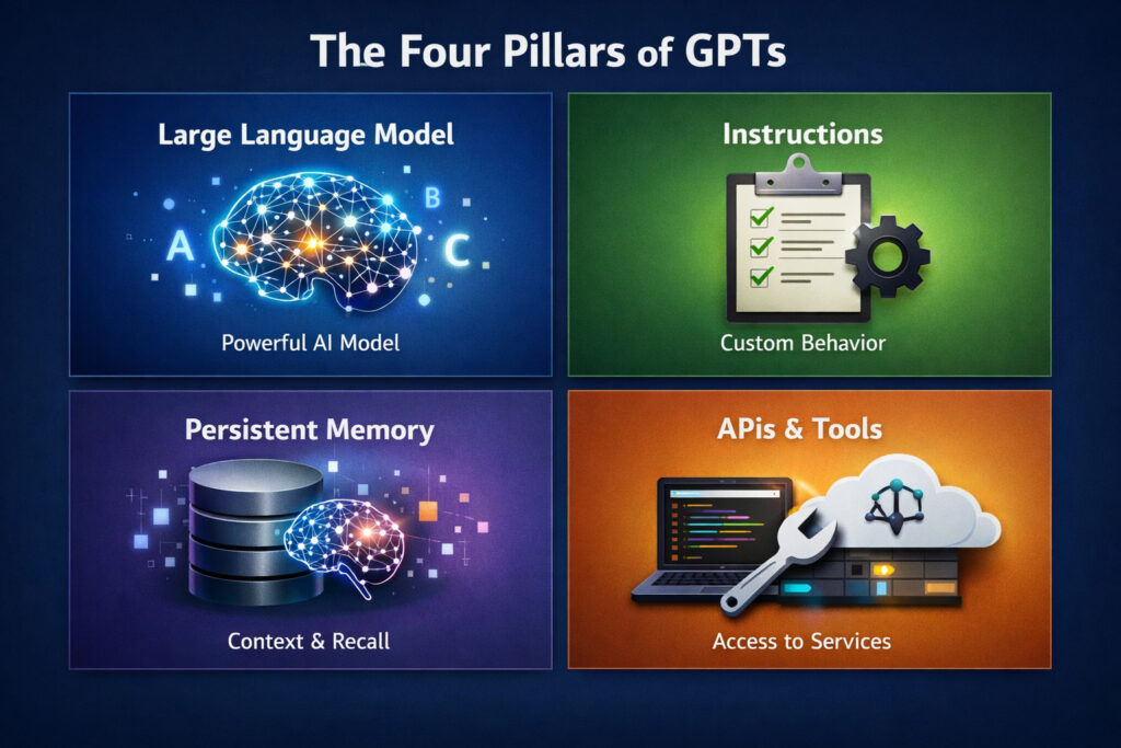 GPTsを構成する4つの要素