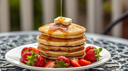 ふわふわのパンケーキ